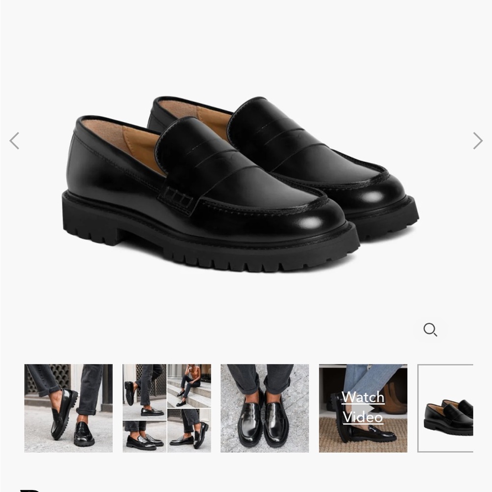 Thursday Boot Company Loafers Lug Sole Size 9